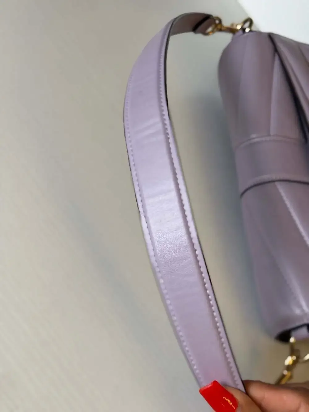 Coach Georgie Quilted Shoulder Crossbody Bag Lavender Leather